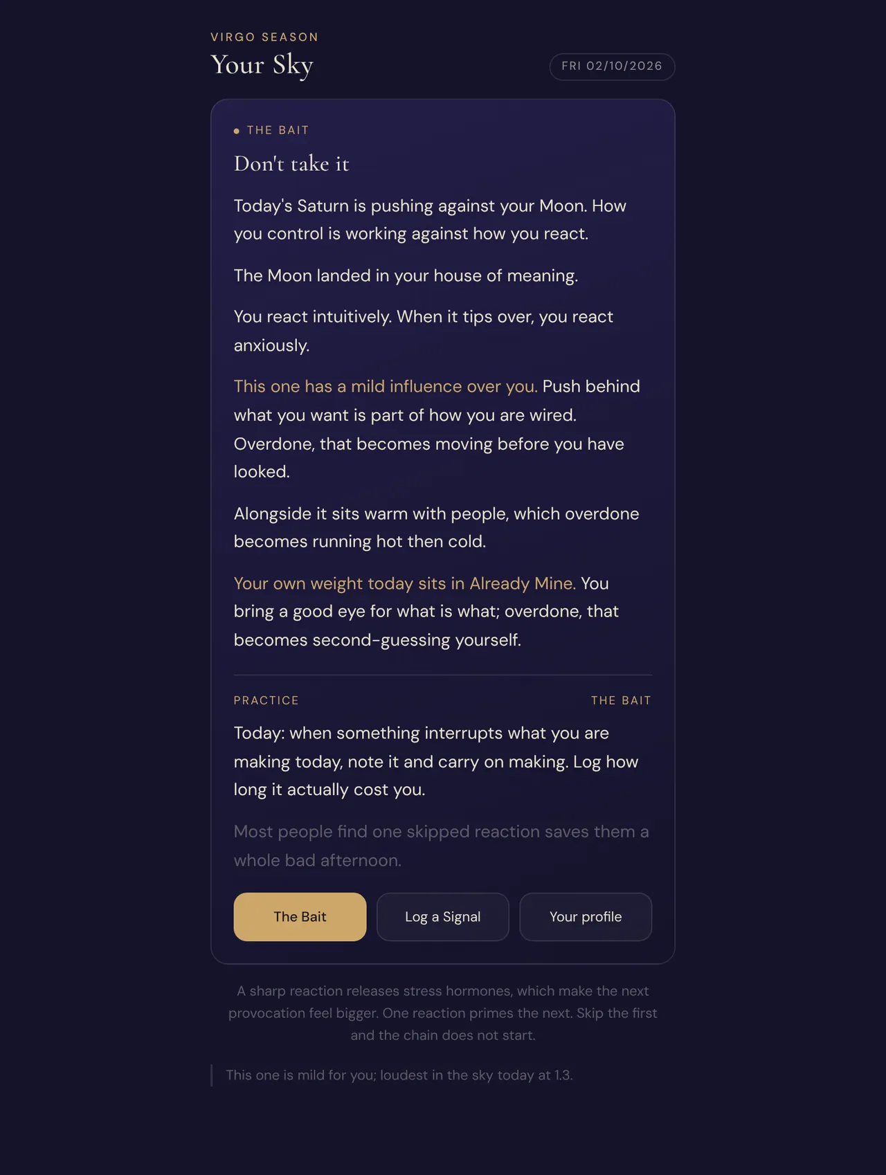 Weralene: Advice