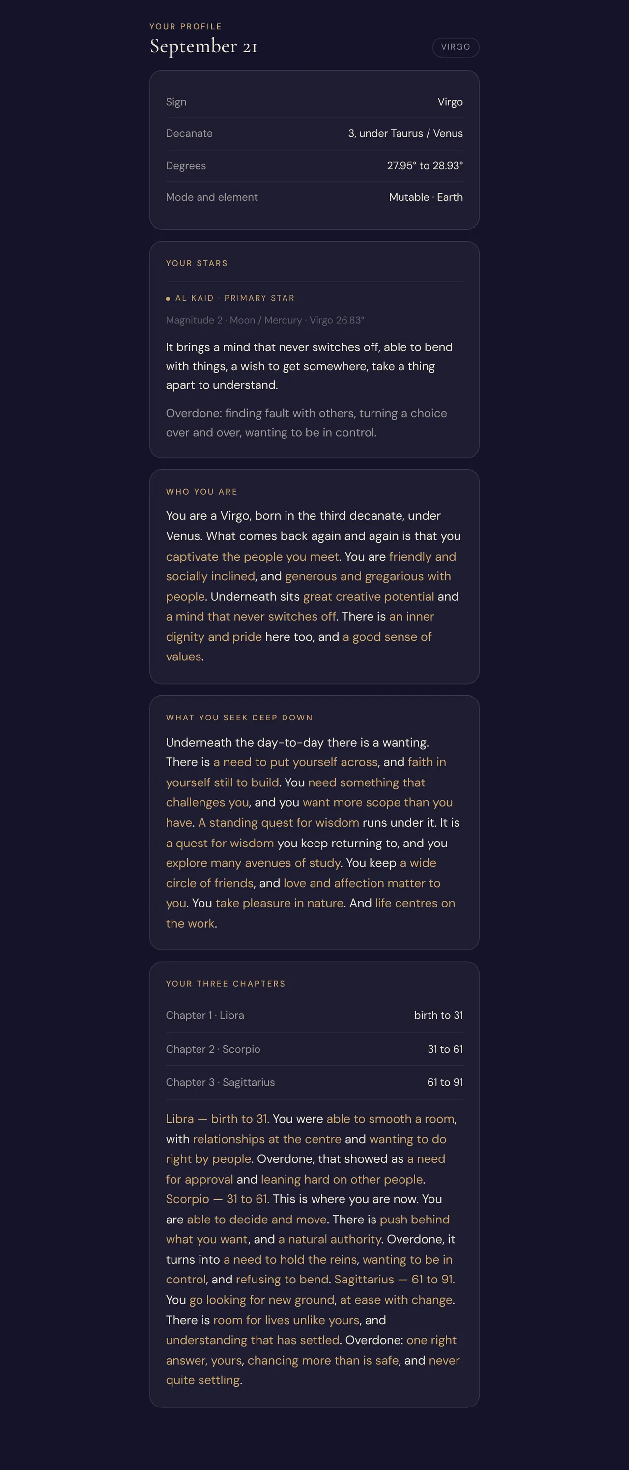 Weralene: Profile